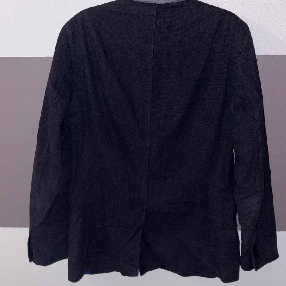 Banana Republic TAILORED-FIT BLACK CORD BLAZER size 40R - Picture 5 of 16